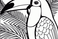 easy rainforest coloring pages