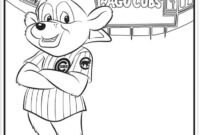 chicago cubs coloring page