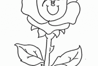 rose coloring sheets