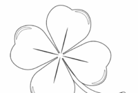 shamrock coloring pages free