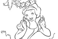 snow white coloring pages