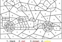 race car to color