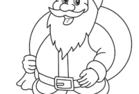 santa clause coloring pages