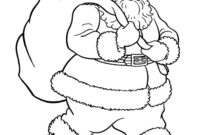 santa clause coloring