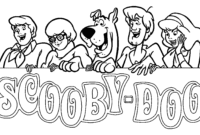 free coloring pages scooby doo