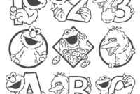 free printable sesame street coloring pages