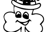 shamrock printable coloring pages