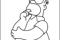 coloring pages the simpsons