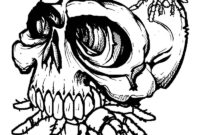 coloring pages with skulls