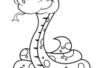 snake coloring pictures