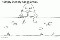 humpty dumpty coloring pages