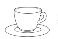 mug coloring page