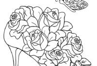 coloring pictures of roses