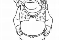 coloring pages of shrek