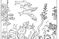 scuba diver colouring page