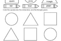 color shapes worksheet