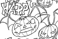 halloween pumpkin coloring page