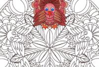 thanksgiving mandala coloring pages