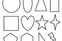 simple shapes coloring pages