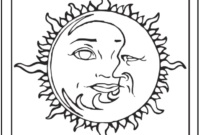 moon and stars coloring pages