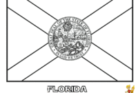 florida flag coloring page