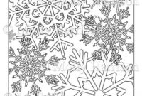 pictures of snowflakes to color