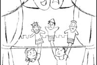 puppet coloring pages