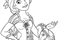 rapunzel color sheet