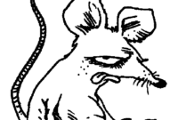 rat coloring page