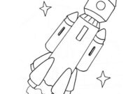 rocket printable coloring pages