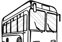 bus coloring pages