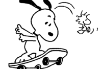 snoopy to color