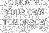 coloring pages for adults with quotes