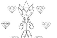 golden sonic coloring pages