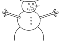 snowman print out