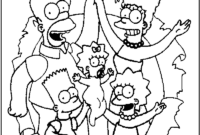 simpsons coloring