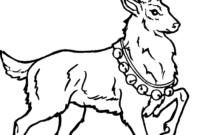 realistic reindeer coloring pages