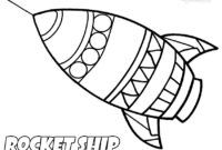 rocket ship coloring