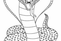 free snake coloring pages