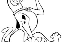 easy scooby doo coloring pages