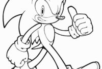 sonic christmas coloring