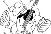 coloring pages simpsons