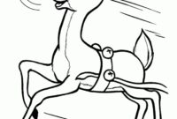 coloring pages rudolph