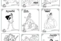 free printable disney princesses