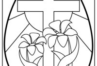 printable easter religious coloring pages