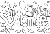 free september coloring pages