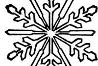 snowflake coloring pictures