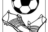 colouring pages soccer