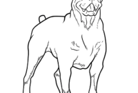 rottweiler coloring pages