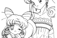 sailor moon coloring book